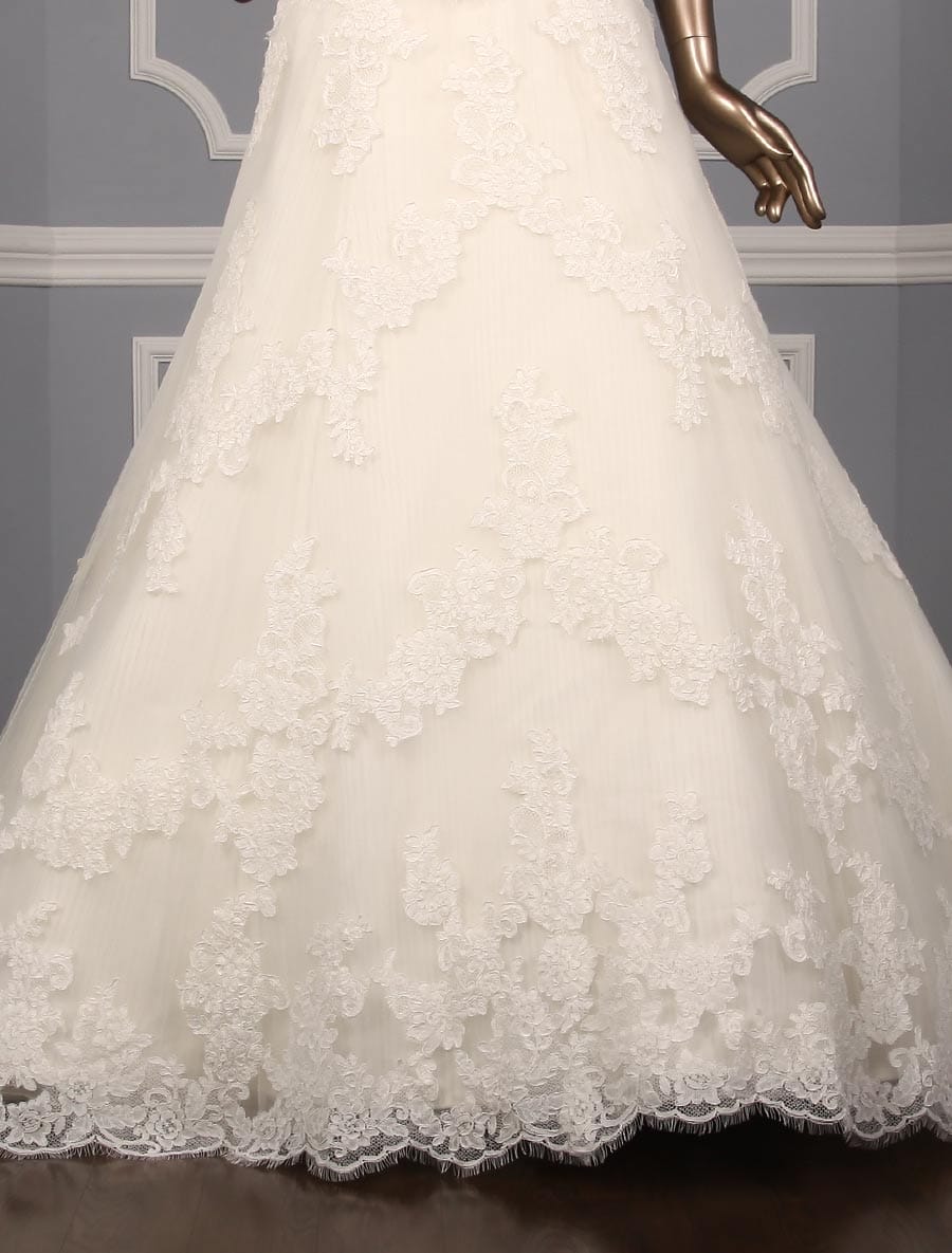 Pronovias Danesa Wedding Dress Front Skirt