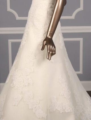 Pronovias Danesa Wedding Dress Side Skirt Detail