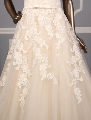 Pronovias Trey Wedding Dress Front Skirt Detail