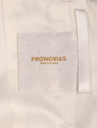 Pronovias Trey Wedding Dress Label