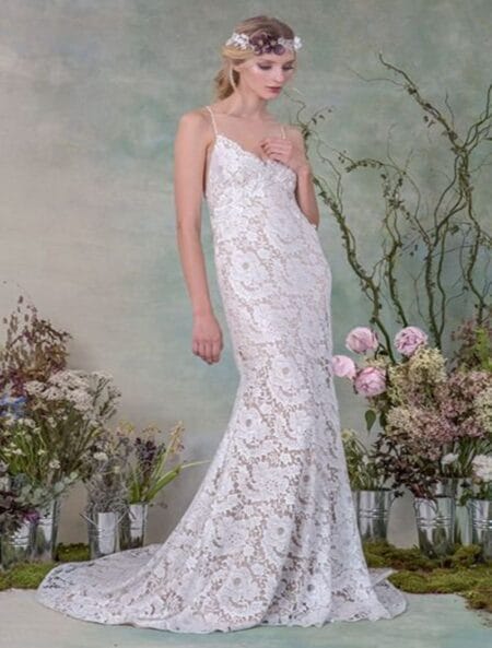 Elizabeth Fillmore Faye 4710 Wedding Dress Size 8
