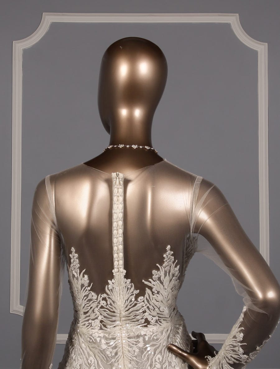 Francesca Miranda Marianina Wedding Dress Back Bodice