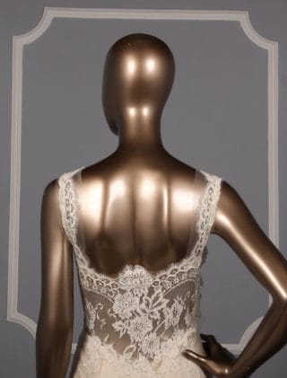 Ines Di Santo Prague Wedding Dress Back Bodice