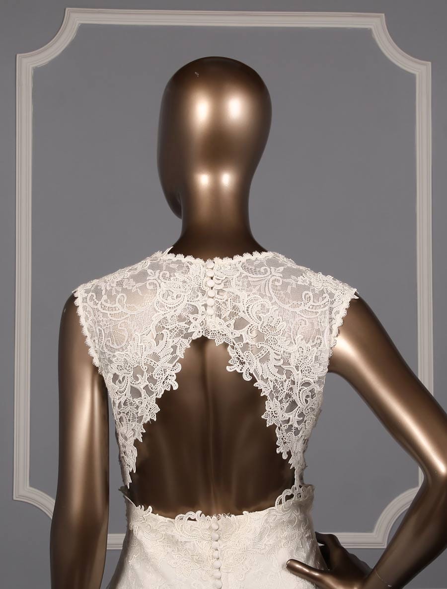 Inmaculada Garcia Shizen Wedding Dress Back Bodice