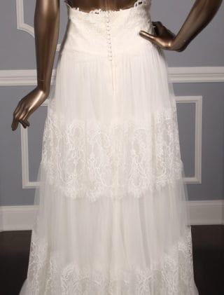 Inmaculada Garcia Shizen Wedding Dress Back Skirt Detail