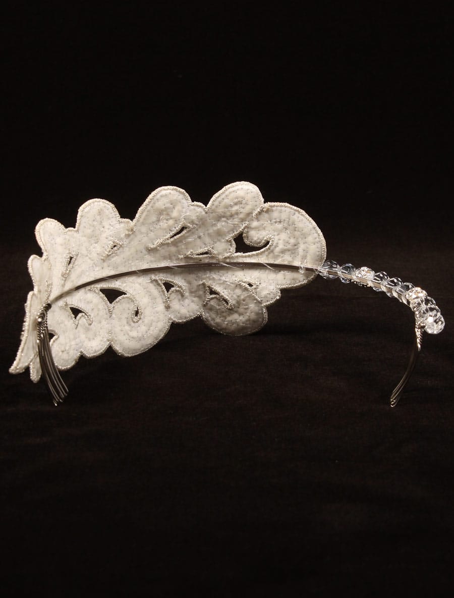 Giavan HB41 Bridal Headpiece Inside