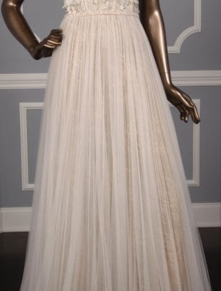 Mira Zwillinger Jasmine Wedding Dress Front Skirt Detail