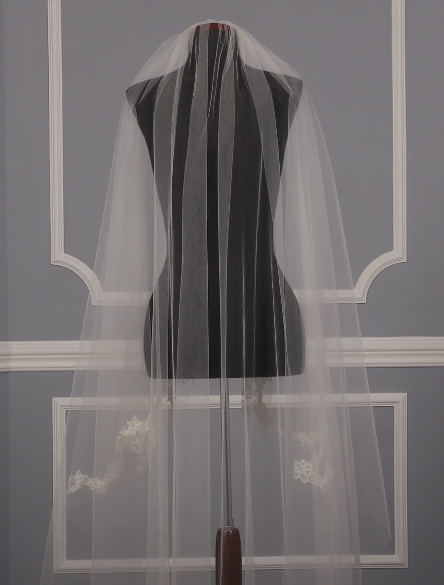 Toni Federici 80-093 Boheme Discount Designer light Ivory Bridal Veil