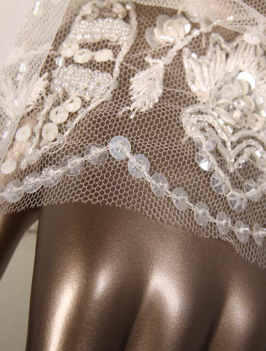 Kenneth Pool Carmen Wedding Dress Detail