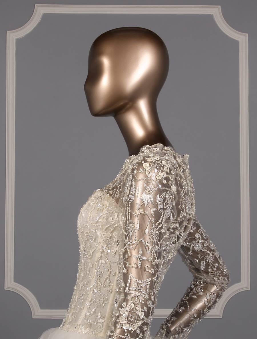 Kenneth Pool Carmen Wedding Dress Side Bodice