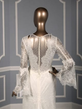 Inmaculada Garcia Rubi Lace Wedding Dress Back Bodice