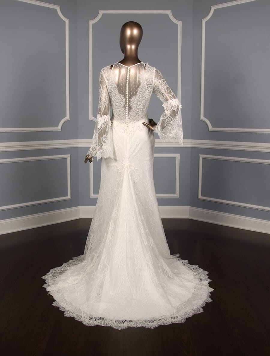 Inmaculada Garcia Rubi Lace Wedding Dress Back