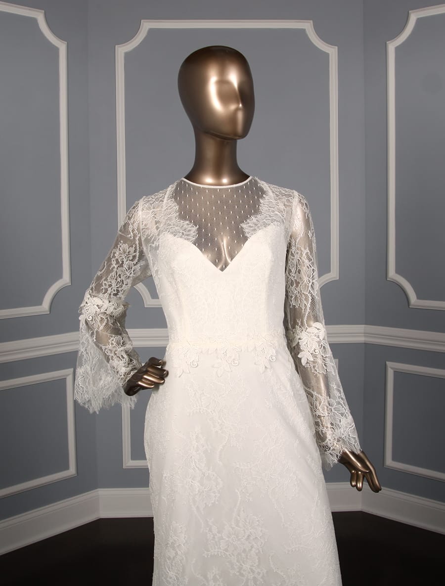 Inmaculada Garcia Rubi Lace Wedding Dress Front Bodice