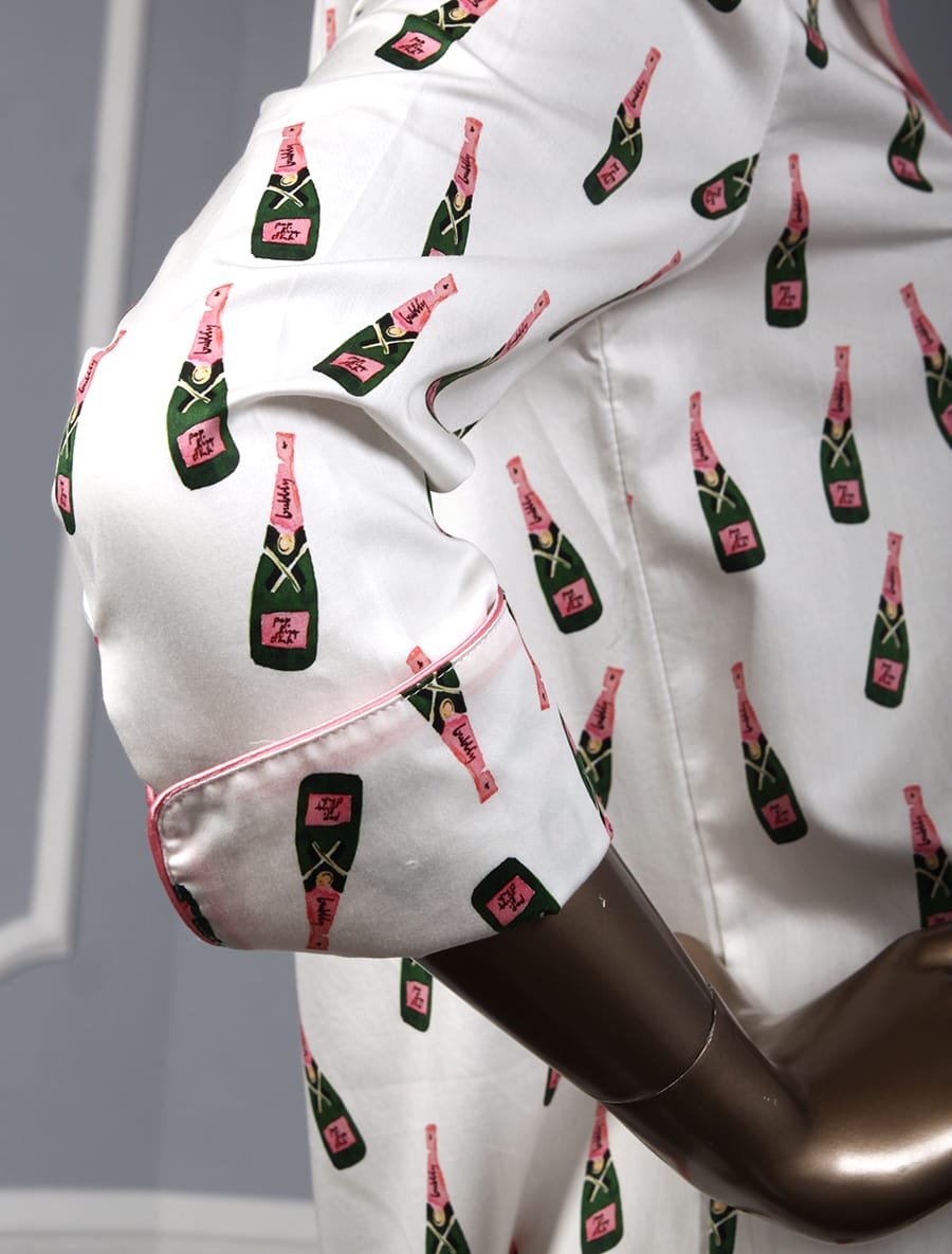 Toss Designs Champagne Nightshirt Cuff Detail