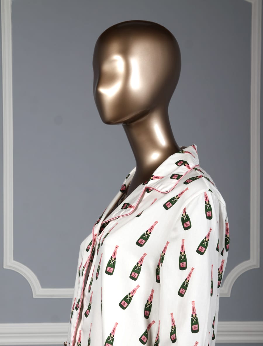 Toss Designs Champagne Nightshirt Side Detail