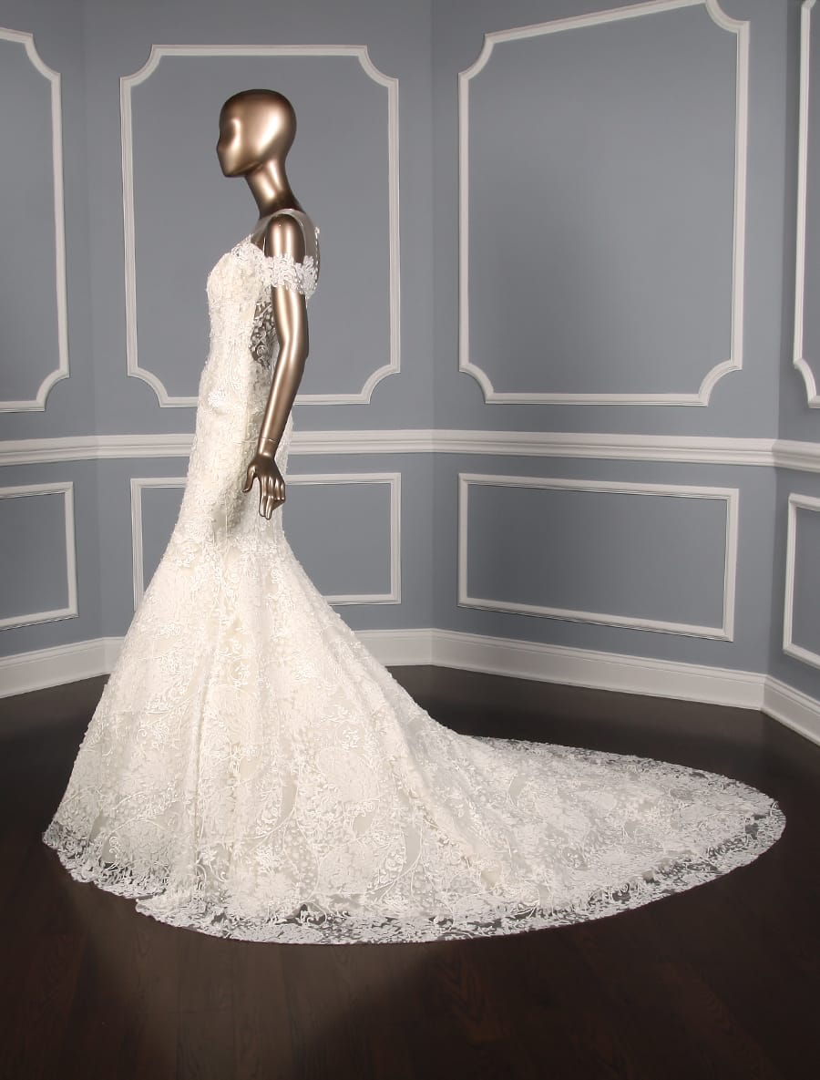 Ines Di Santo Natalie Lace Wedding Dress Side