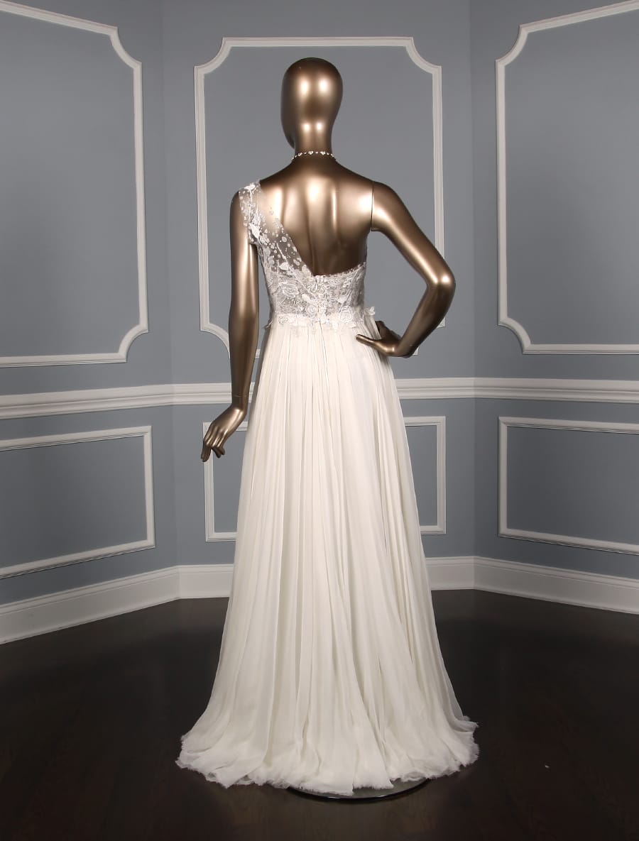 Mira Zwillinger Crystal Wedding Dress Back