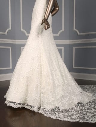 Sareh Nouri Daphne Lace Wedding Dress Discounted Side Skirt