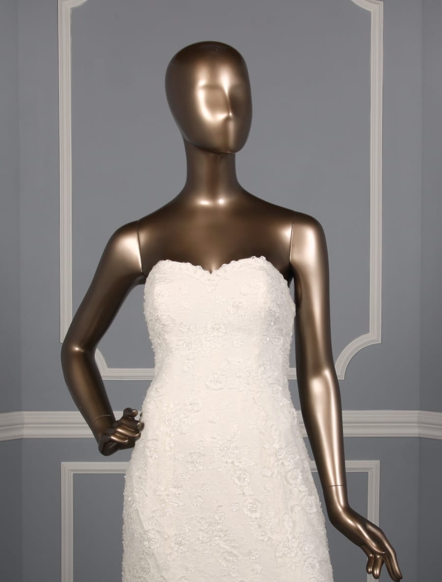 Sareh Nouri Daphne Lace Wedding Dress Front Bodice
