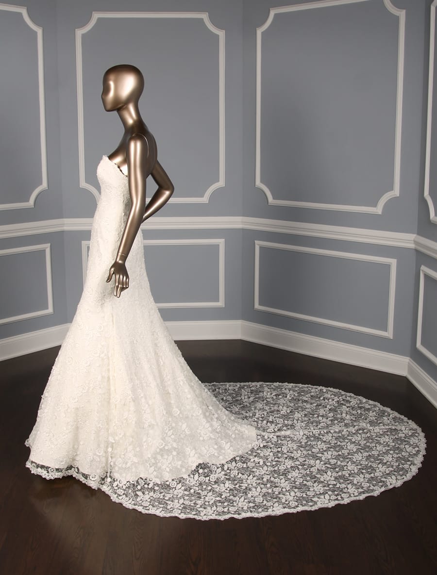 Sareh Nouri Daphne Lace Wedding Dress Side