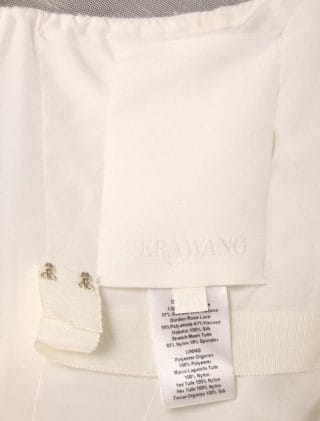 Vera Wang Frederique 121518 Wedding Dress Label