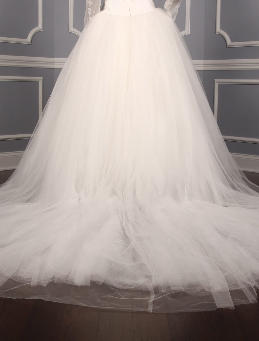 Vera Wang Frederique Couture Wedding Dress Back Skirt Train