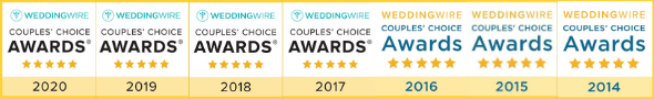 Your Dream Dress Wedding Wire Awards 2014-2020