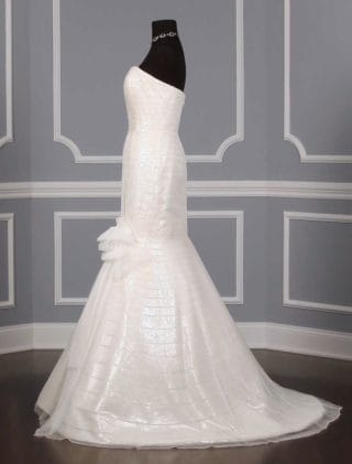 Angel Sanchez N8008 Wedding Dress Full Side