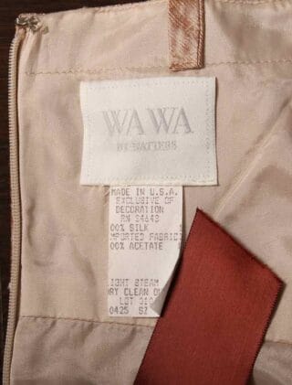 Watters and Watters Wa Wa 40425FG Flower Girl Dress Label