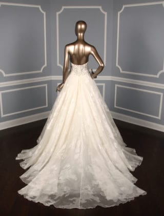 Francesca Miranda Gaelle Wedding Dress Back