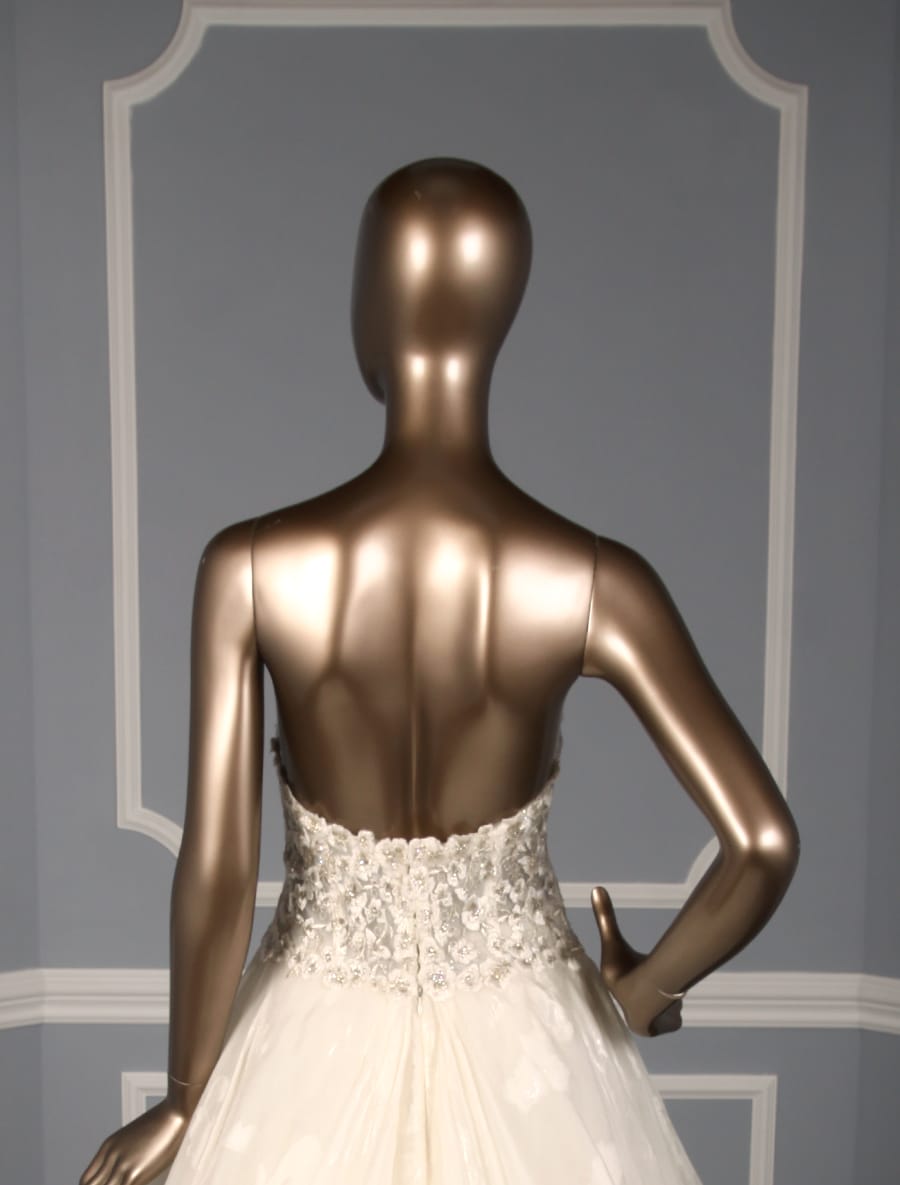 Francesca Miranda Gaelle Wedding Dress Back Bodice