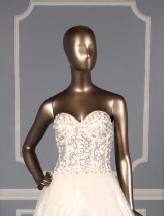 Francesca Miranda Gaelle Wedding Dress Front Bodice