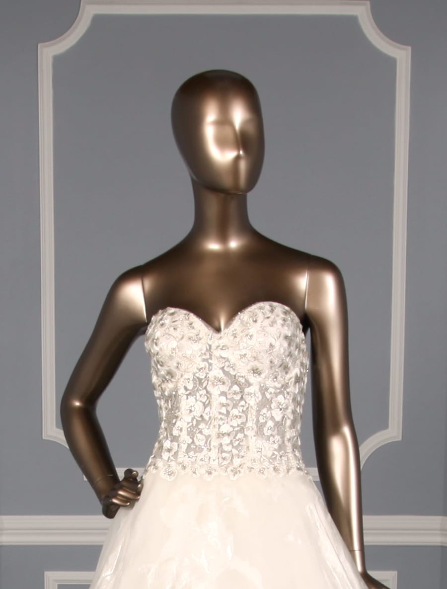 Francesca Miranda Gaelle Wedding Dress Front Bodice
