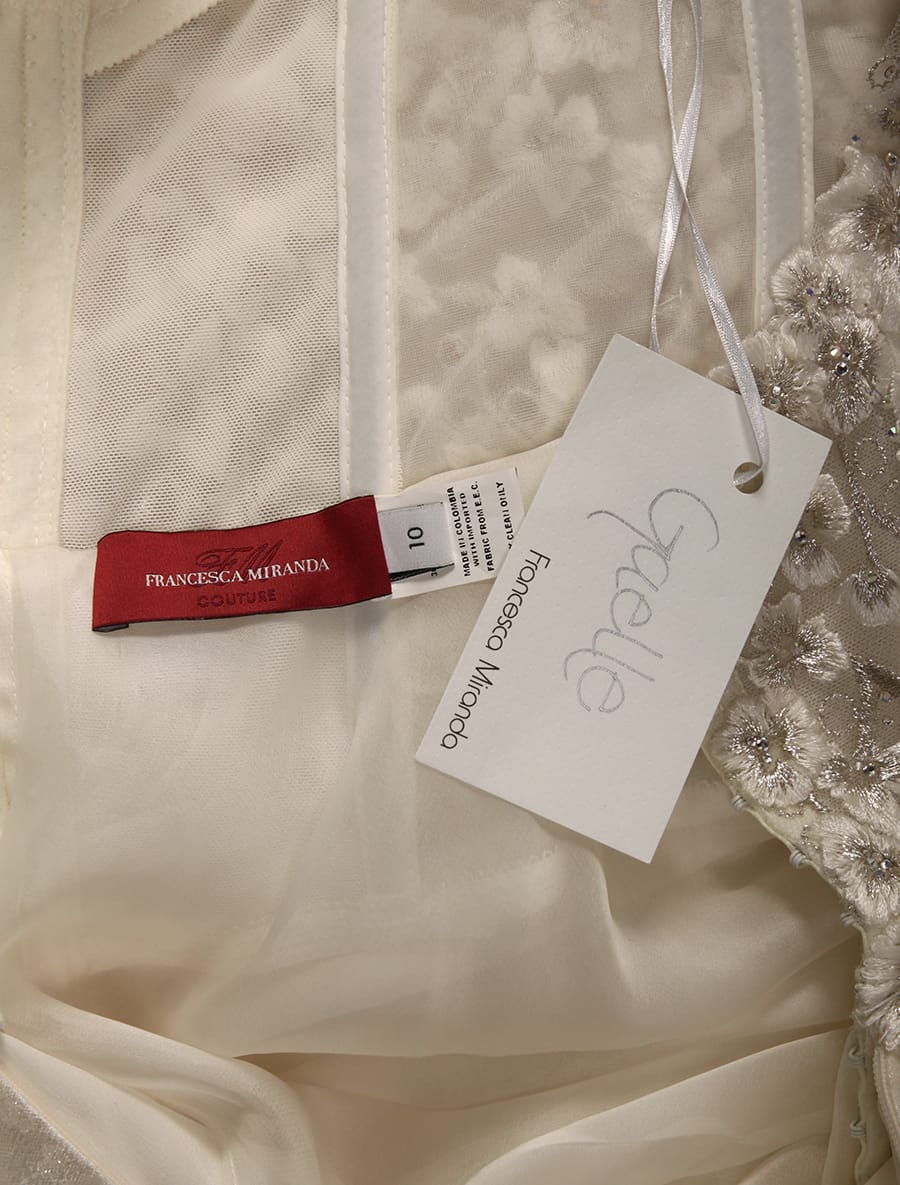 Francesca Miranda Gaelle Wedding Dress Interior Label