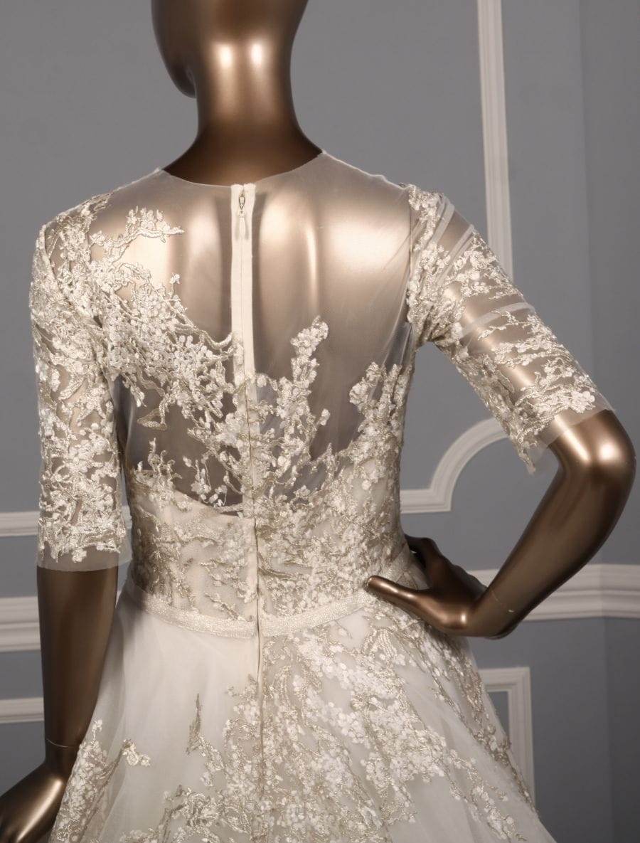 Isabelle Armstrong Charlotte Wedding Dress Back Bodice