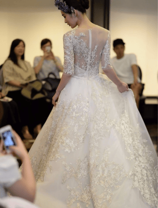Isabelle Armstrong Charlotte Wedding Dress Back Photo