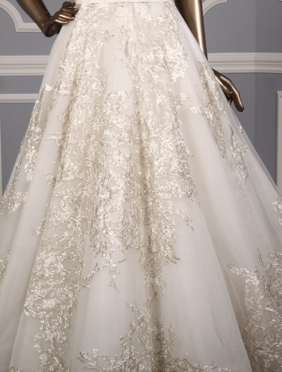 Isabelle Armstrong Charlotte Wedding Dress Front Skirt