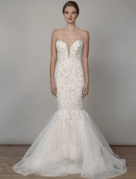 Liancarlo Bridal 7823 Wedding Dress on model