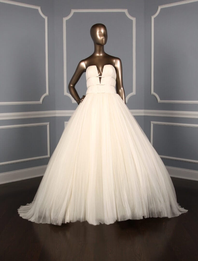 Steve Birnbaum Antoinette Discounted Designer Wedding Dress Front