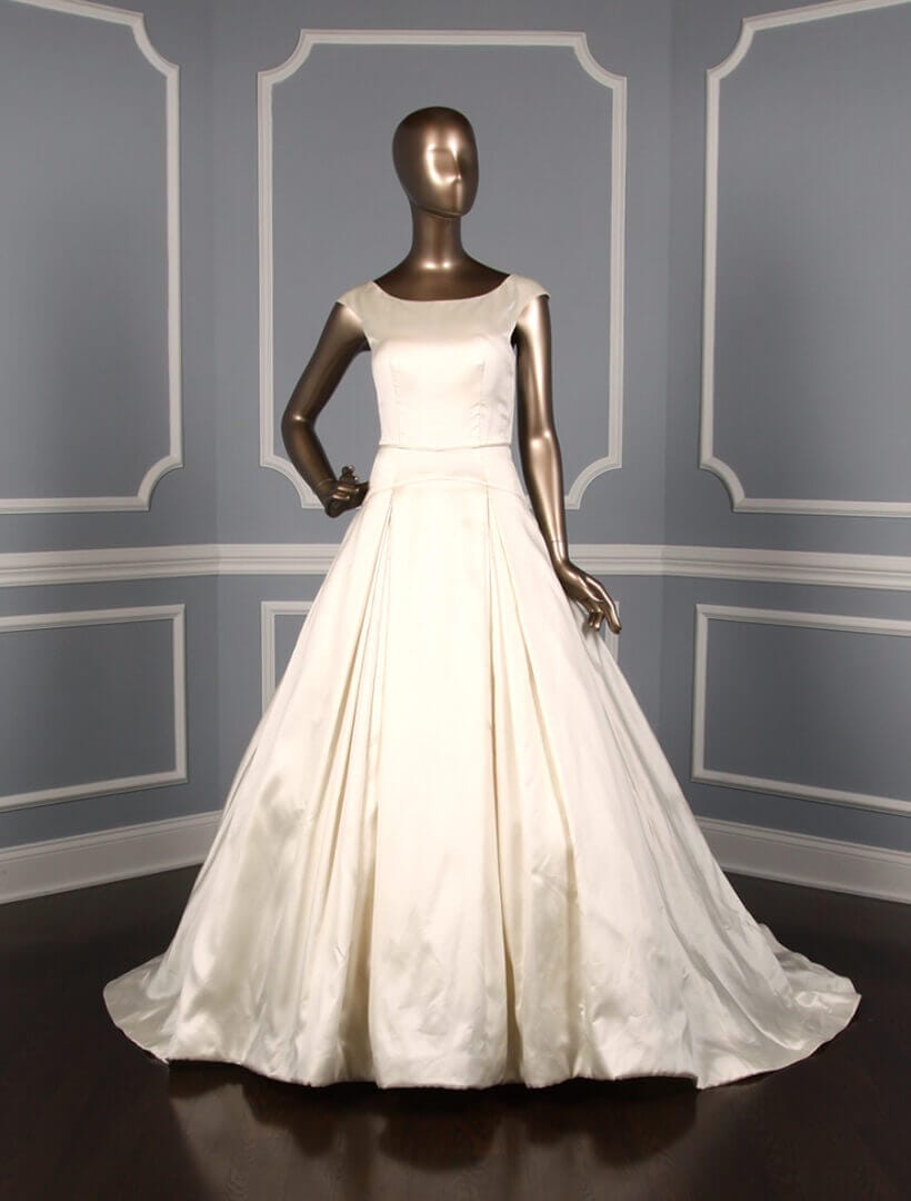 Steve Birnbaum Sabrina Bespoke Discount Designer Wedding Dress Front