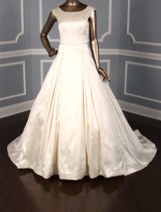Steve Birnbaum Sabrina Bespoke Wedding Dress Front Skirt