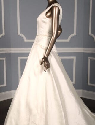 Steve Birnbaum Sabrina Bespoke Wedding Dress Side Skirt detail