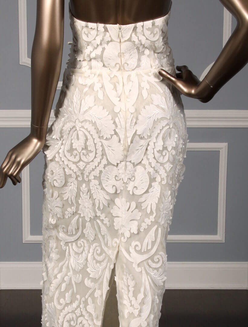 Francesca Miranda Jackie Wedding Dress Back Skirt Detail