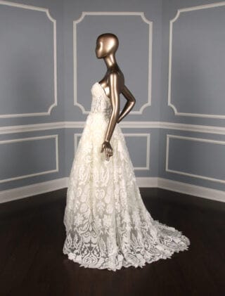 Francesca Miranda Jackie with Detachable Skirt Wedding Dress Side