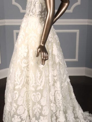 Francesca Miranda Jackie with Detachable Skirt Wedding Dress Side Skirt Detail